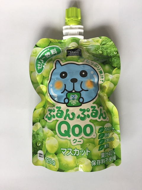 MINUTE MAID  QOO MUSCUT JELLY #ミニッツメイドぷるんぷるんQooマスカット味